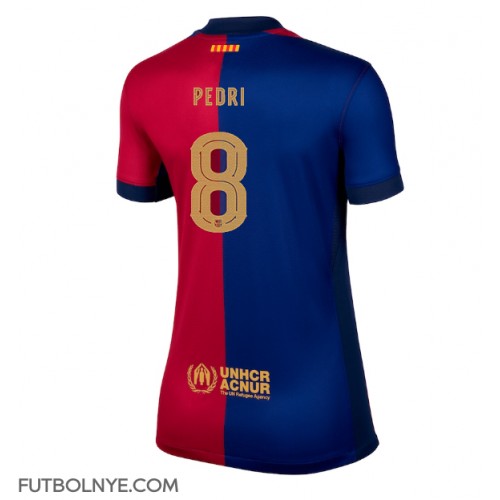 Camiseta Barcelona Pedri Gonzalez #8 Primera Equipación para mujer 2024-25 manga corta